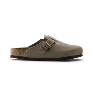 Birkenstock Boston Soft Footbed Suede Leather - Taupe 0560773